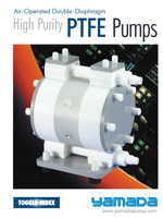 空气操作的双峰式高纯度PTFE泵